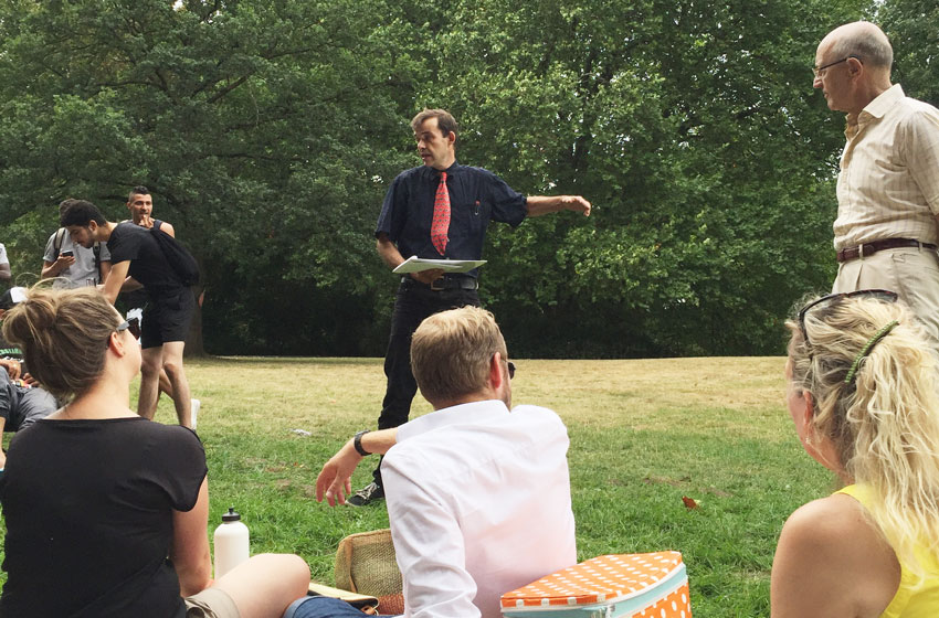 Hei&szlig;es Leibniz-Picknick