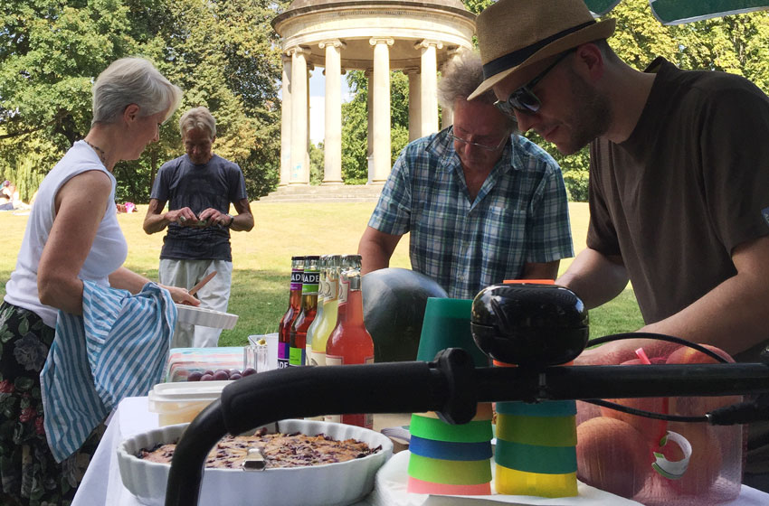 Hei&szlig;es Leibniz-Picknick