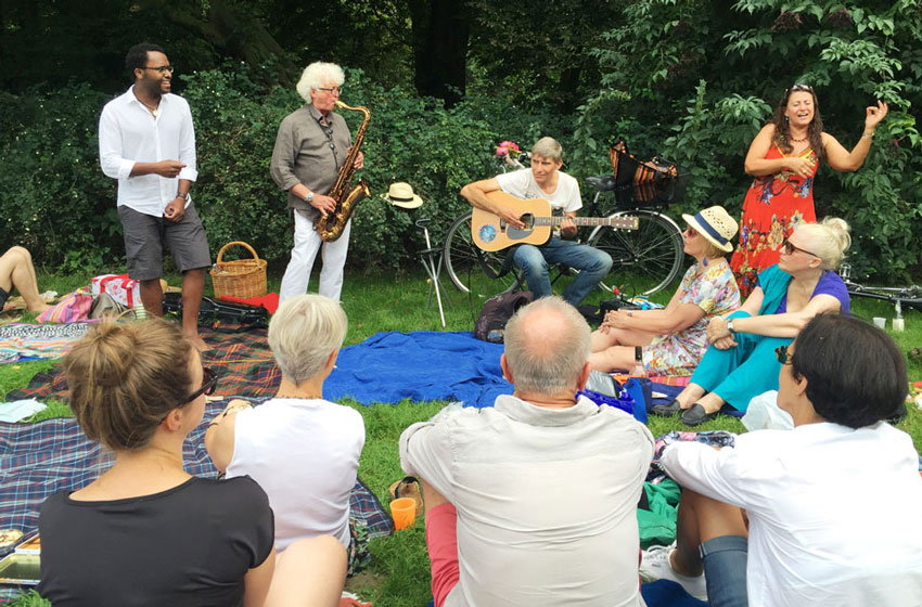 Hei&szlig;es Leibniz-Picknick