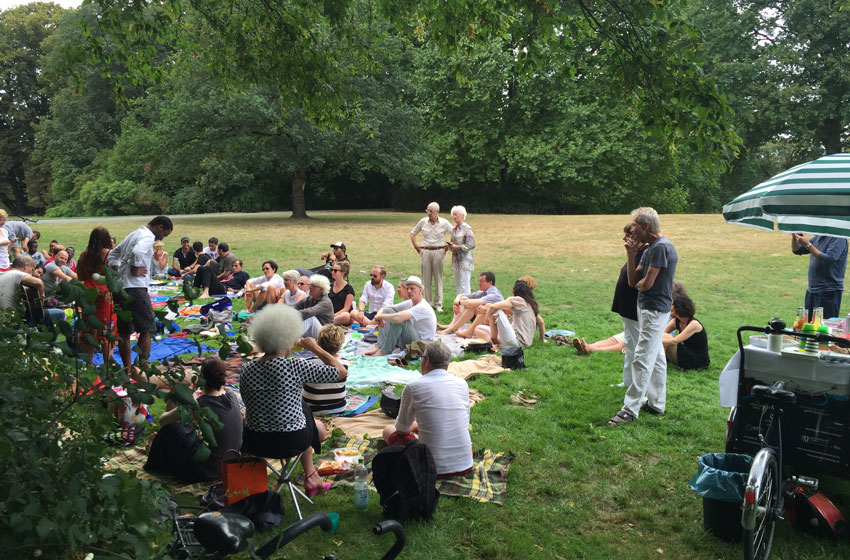 Hei&szlig;es Leibniz-Picknick