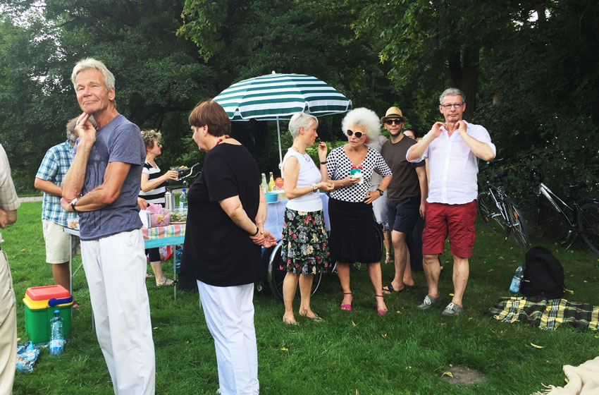 Hei&szlig;es Leibniz-Picknick