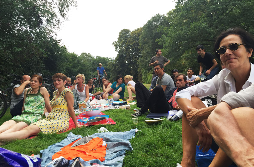 Hei&szlig;es Leibniz-Picknick