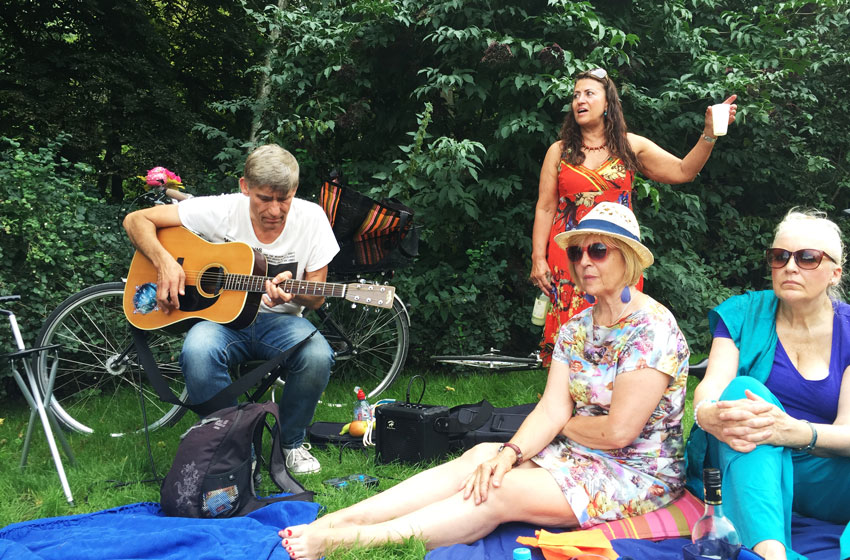 Hei&szlig;es Leibniz-Picknick