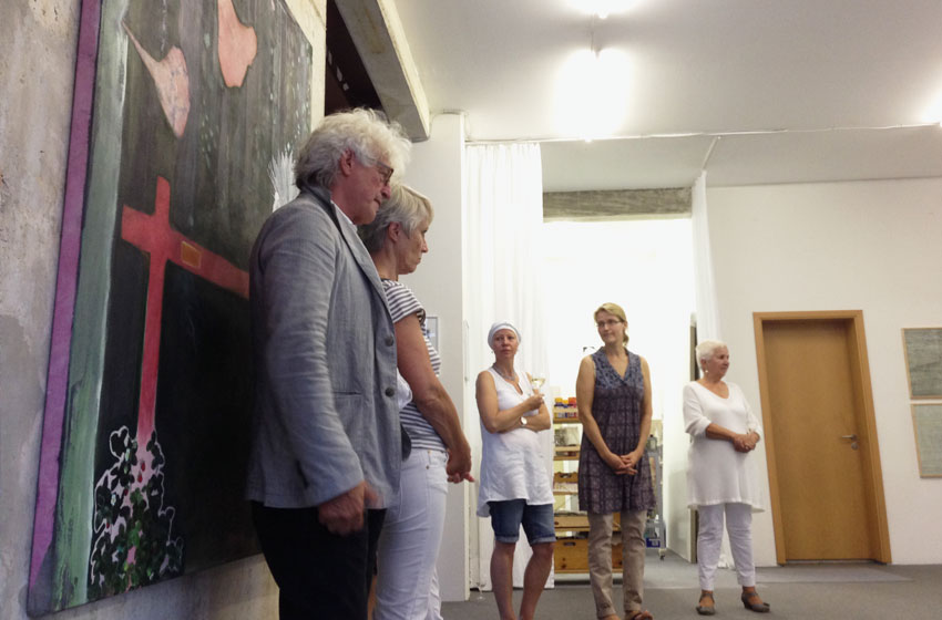 Gipfeltreffen im Alm mit Kunstsalon
