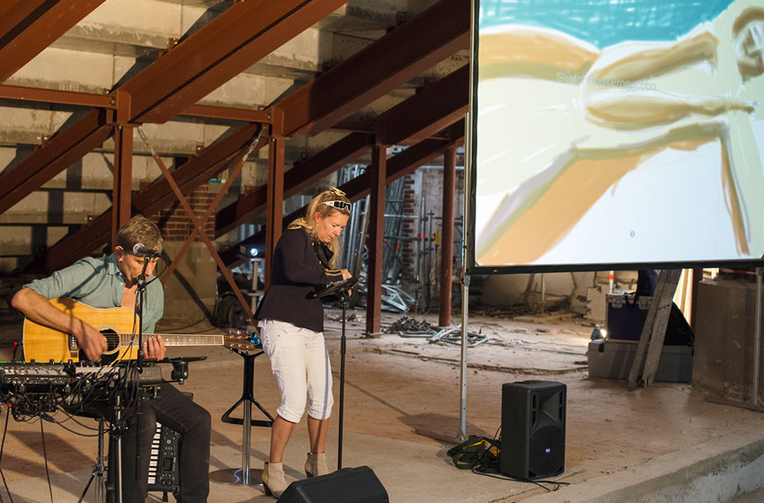 Kunst auf der Baustelle Christuskirche