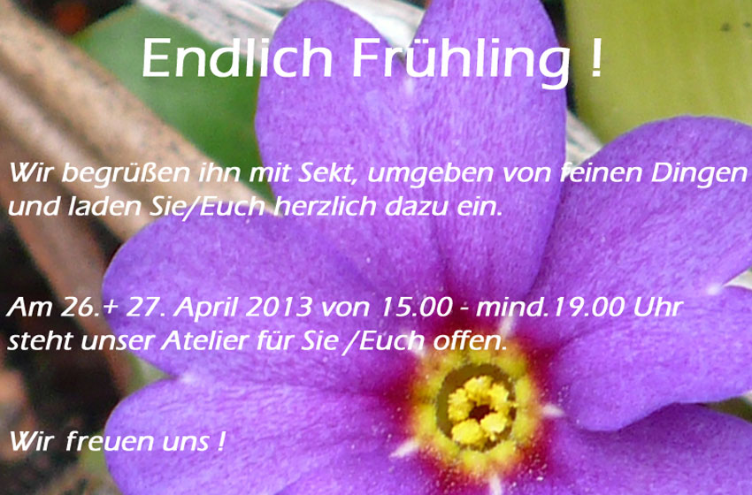 Endlich Fr&uuml;hling