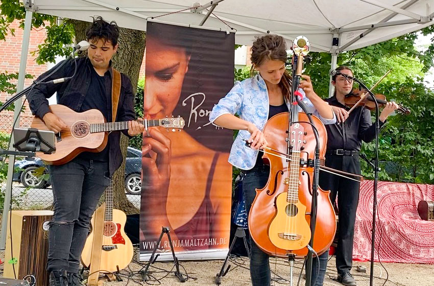 Worldpop mit Ronja und Fede